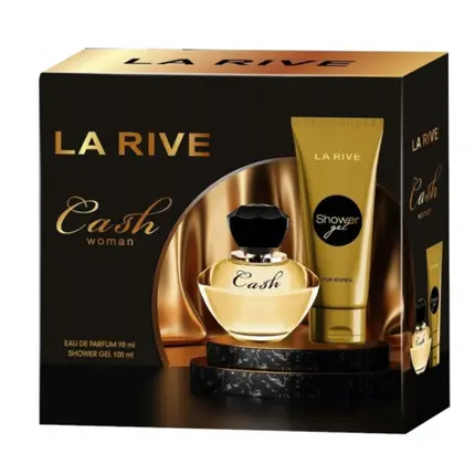 La Rive Cash Woman Edp Gift Set 90ml Perfume + 100ml Shower Gel - New & Original!
La Rive Cash Woman Edp Gift Set 90ml Perfume + 100ml Shower Gel - New & Original!