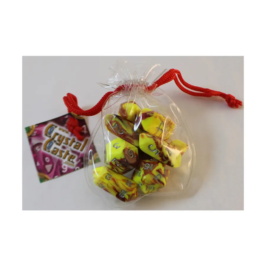 Полный поликомплект гибридного желтого с красным (10), Dice - Toxic, Unusual Shapes (Crystal Caste)
Полный поликомплект гибридного желтого с красным (10), Dice - Toxic, Unusual Shapes (Crystal Caste)