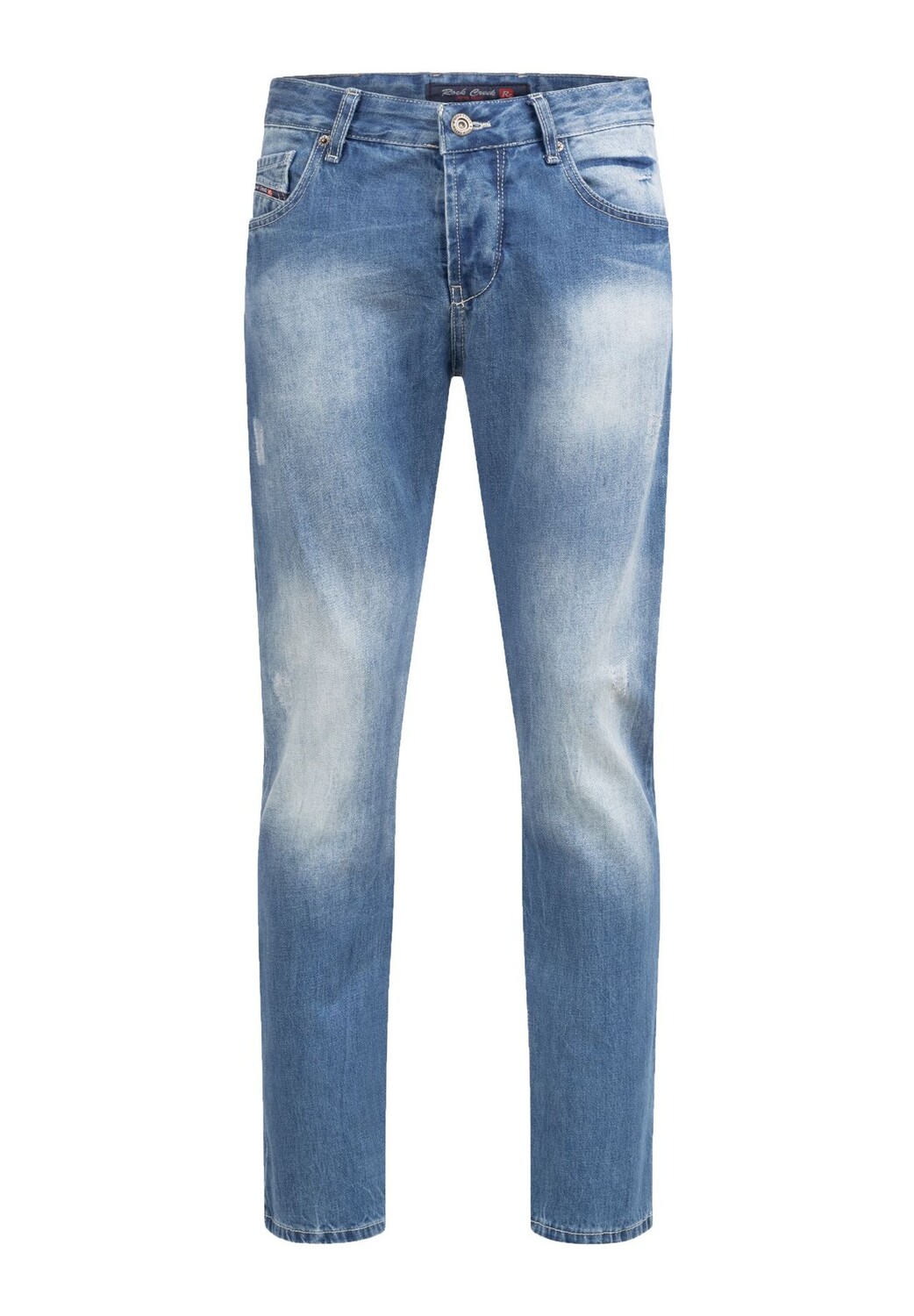 Джинсы прямого кроя стандартного кроя Rock Creek, светло-синий 
Джинсы прямого кроя стандартного кроя Rock Creek, светло-синий