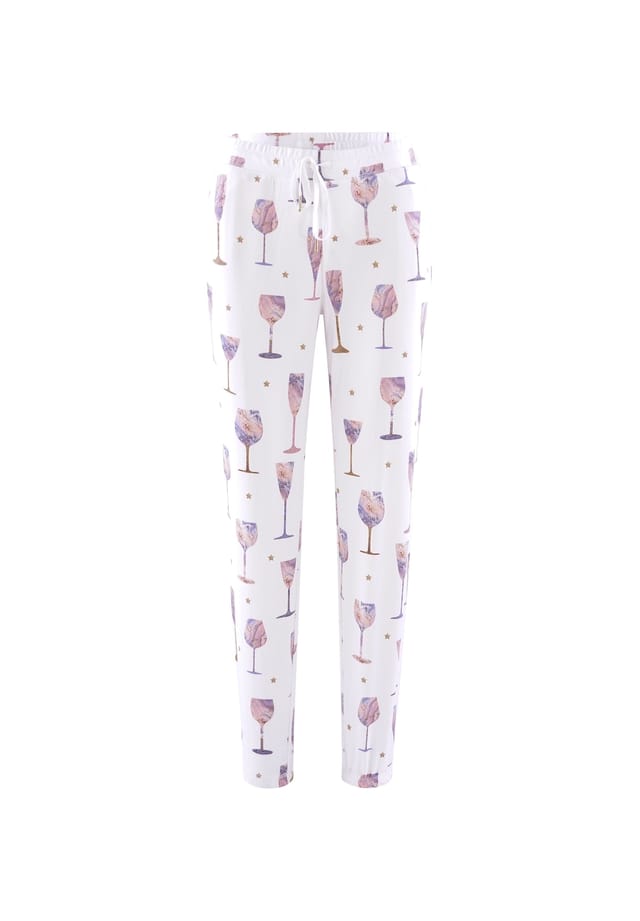 Пижамные штаны — это жизнь полная вина P.J.Salvage, белый
Пижамные штаны — это жизнь полная вина P.J.Salvage, белый