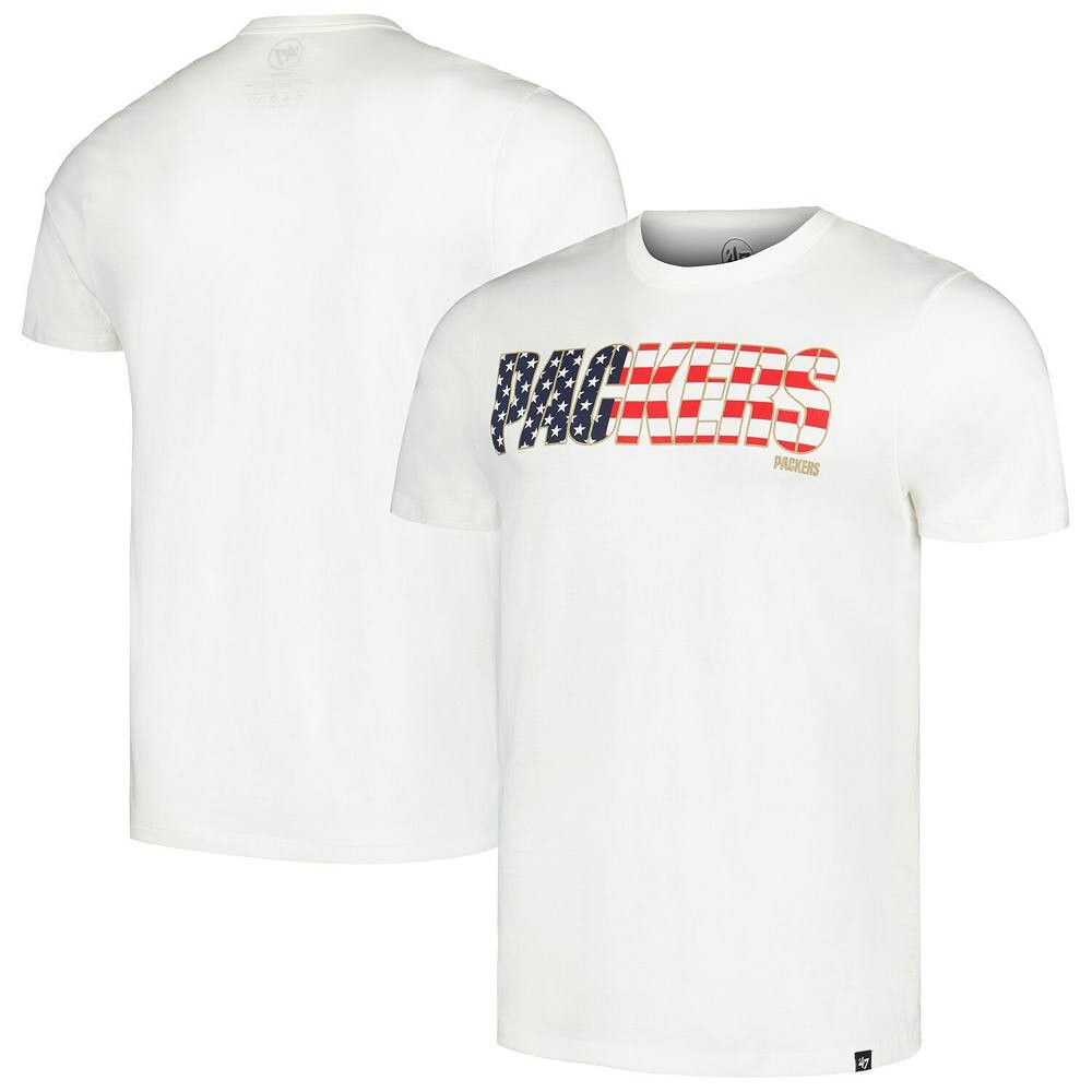 Мужская белая футболка Green Bay Packers с надписью Franklin '47 47 Brand, цвет Pkr White
Мужская белая футболка Green Bay Packers с надписью Franklin '47 47 Brand, цвет Pkr White