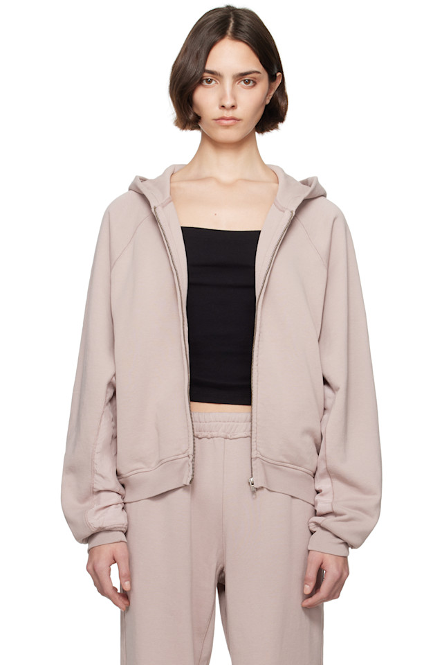 Французский велюровый свободный худи на молнии Skims, цвет fawn
Французский велюровый свободный худи на молнии Skims, цвет fawn