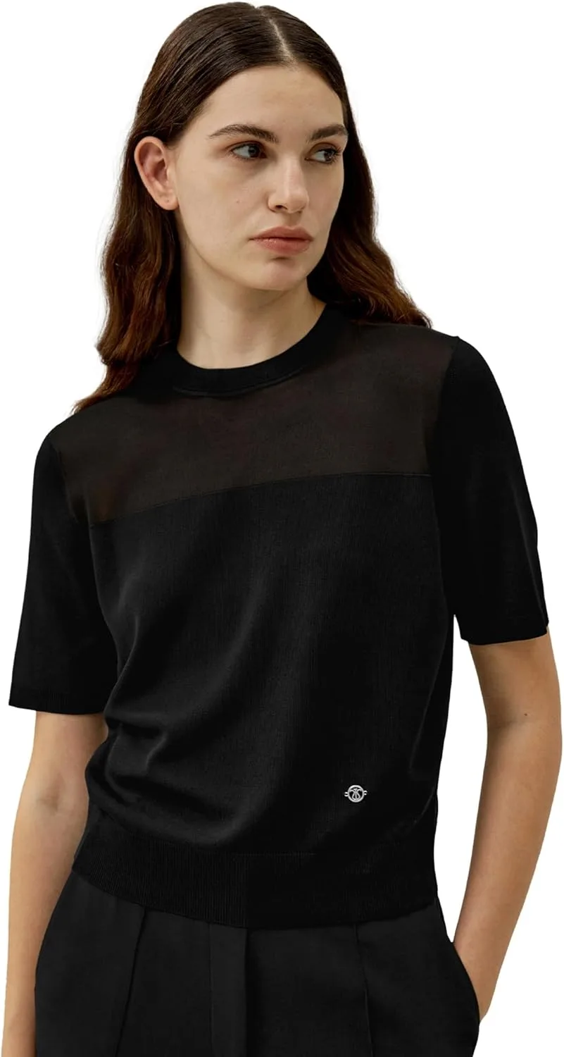 LilySilk Luxurious Dual-Knit Silk T-Shirt для ежедневной носки с короткими рукавами и круглым вырезом
LilySilk Luxurious Dual-Knit Silk T-Shirt для ежедневной носки с короткими рукавами и круглым вырезом