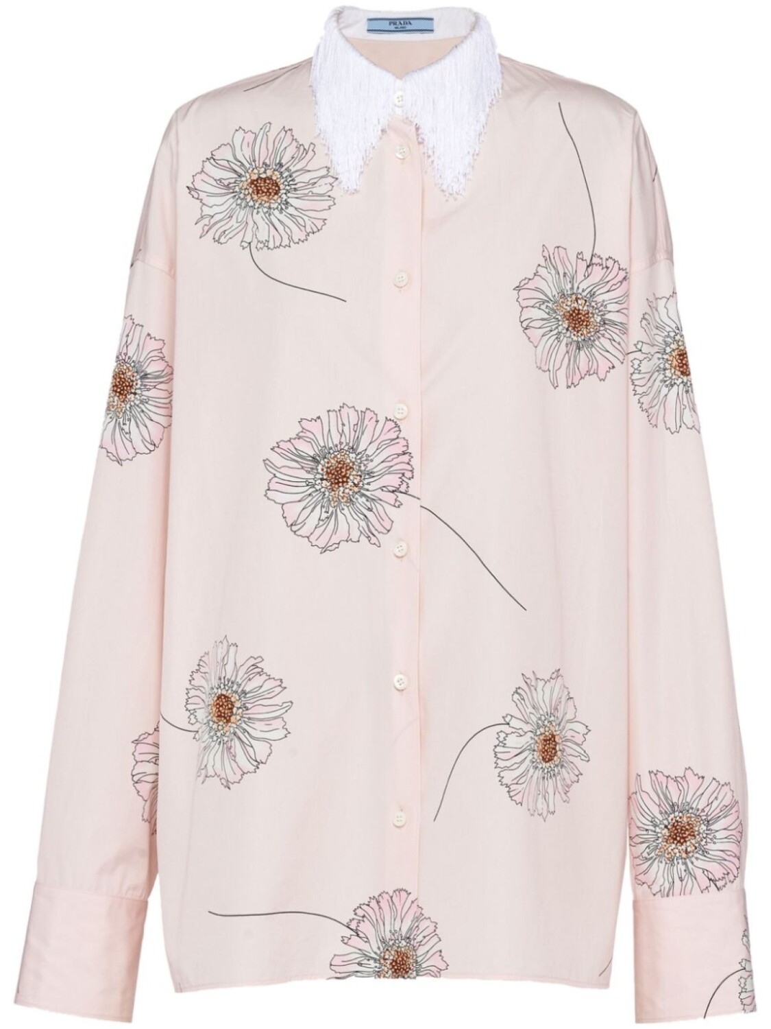 Prada рубашка с принтом Gerbera, розовый
Prada рубашка с принтом Gerbera, розовый