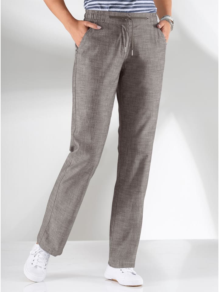 Брюки Bootcut серо-коричневого цвета WITT WEIDEN
Брюки Bootcut серо-коричневого цвета WITT WEIDEN