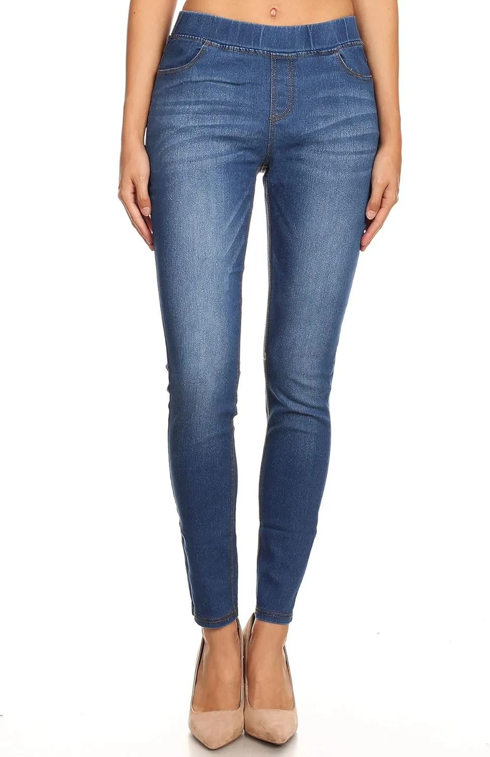 Jvini женские рваные джинсы skinny с эластичным поясом Regular-Plus Size
Jvini женские рваные джинсы skinny с эластичным поясом Regular-Plus Size