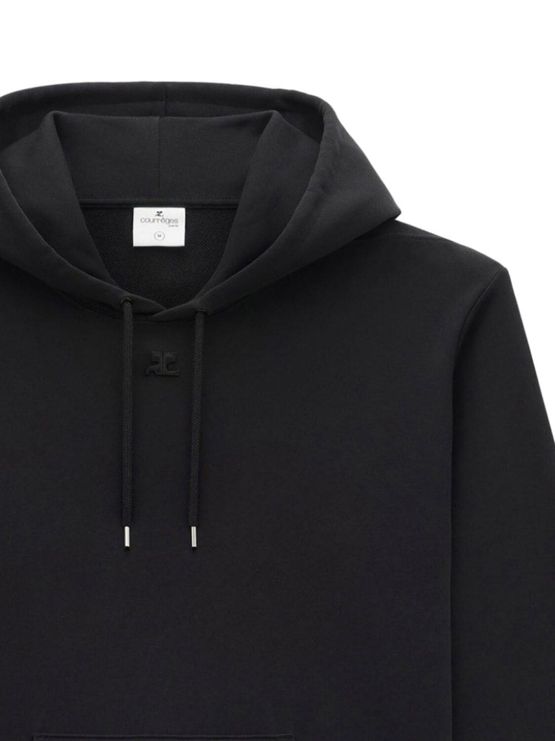 Толстовка с капюшоном из флиса Courrèges AC, черный
Толстовка с капюшоном из флиса Courrèges AC, черный