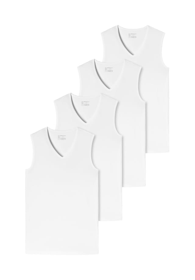 Майка/Топ 4 шт. в упаковке - 95/5 - органический хлопок Schiesser, белый
Майка/Топ 4 шт. в упаковке - 95/5 - органический хлопок Schiesser, белый