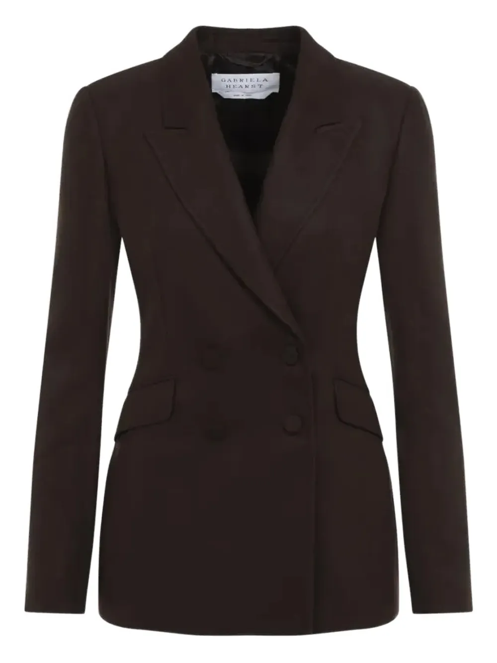 Двубортный пиджак Gabriela Hearst, коричневый
Двубортный пиджак Gabriela Hearst, коричневый