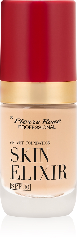 Тональный крем Skin elixir с эффектом бархатистой кожи SPF 30 Pierre René, atspalvis no. 01 ivory nude 25 мл
Тональный крем Skin elixir с эффектом бархатистой кожи SPF 30 Pierre René, atspalvis no. 01 ivory nude 25 мл