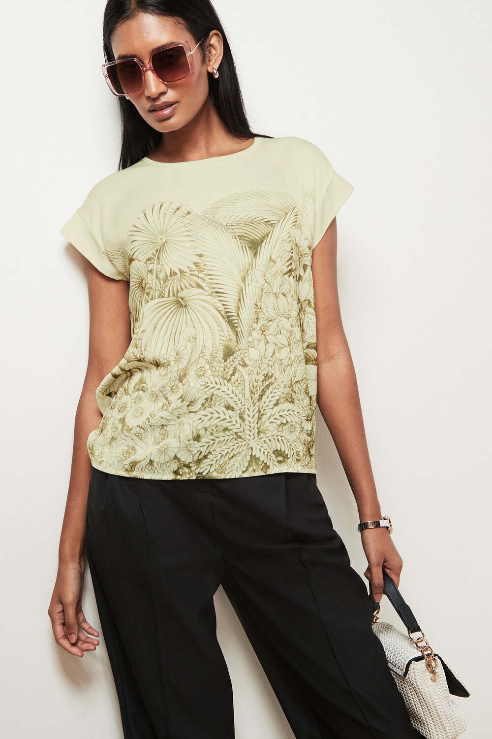 Футболка с короткими рукавами из ткани Next, зеленый
Футболка с короткими рукавами из ткани Next, зеленый