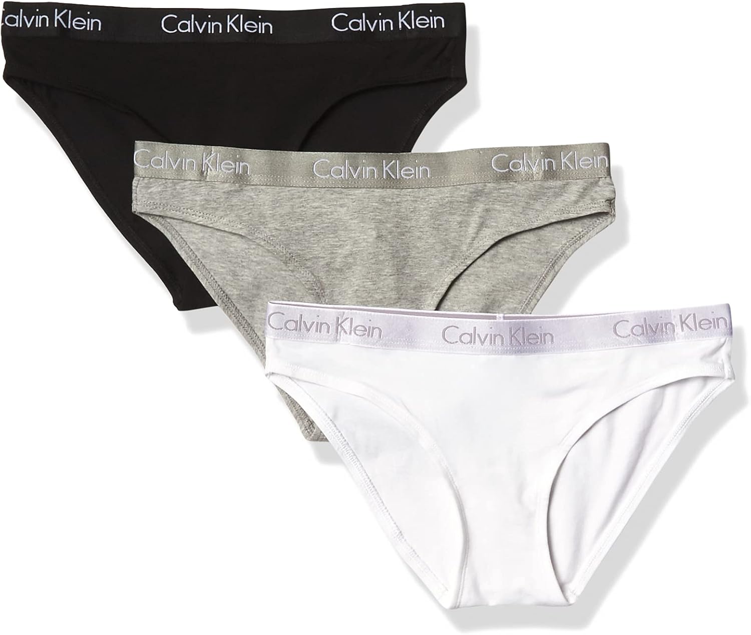 Женские трусики-бикини Calvin Klein Motive Cotton Multipack, 3 шт., Black/White/Grey Heather
Женские трусики-бикини Calvin Klein Motive Cotton Multipack, 3 шт., Black/White/Grey Heather