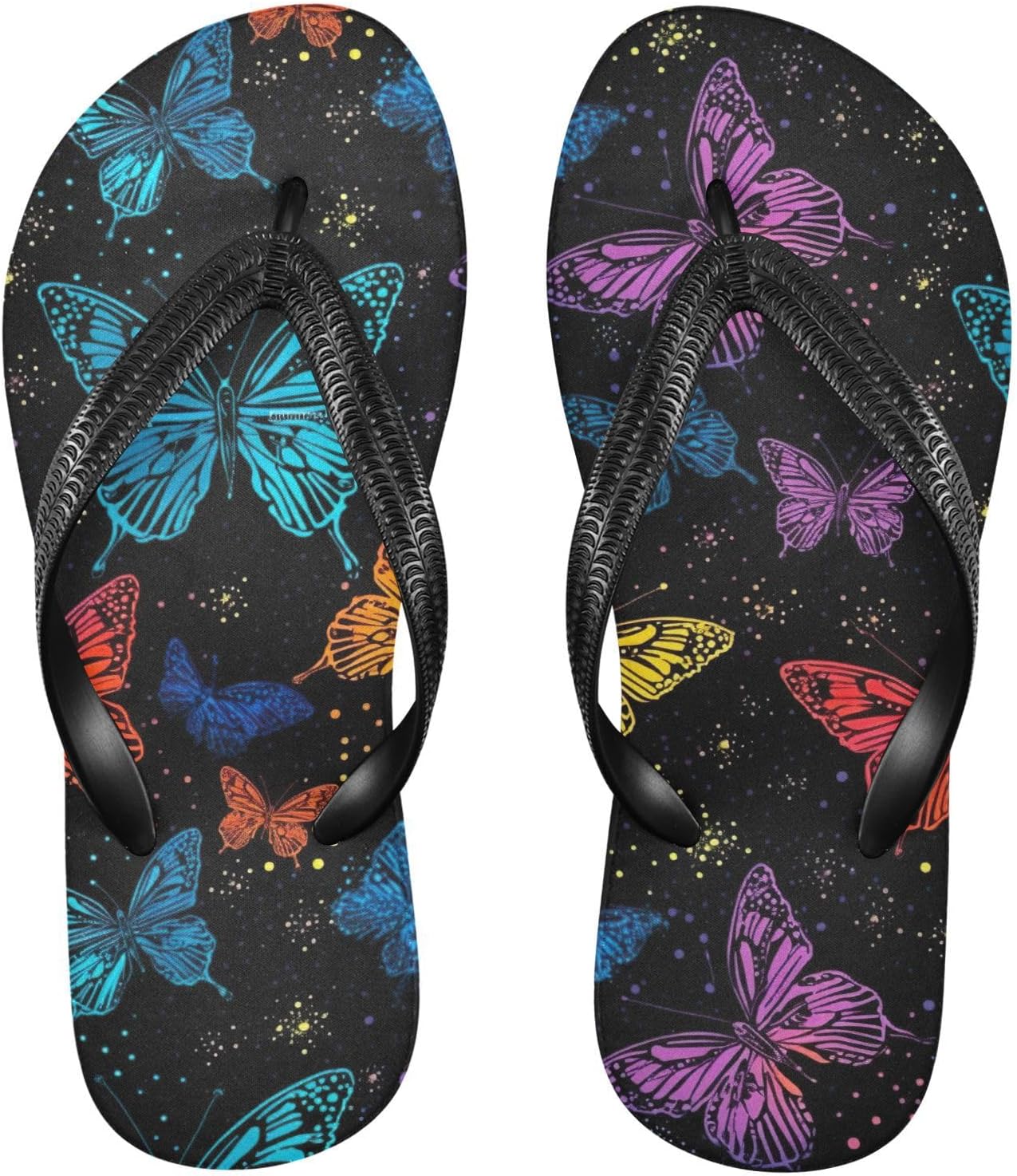Красивые черные шлепанцы-бабочки для пляжа, с резиновой подошвой, нескользящие, летние тапочки для женщин и мужчин, для прогулок Sinestour
Красивые черные шлепанцы-бабочки для пляжа, с резиновой подошвой, нескользящие, летние тапочки для женщин и мужчин, для прогулок Sinestour