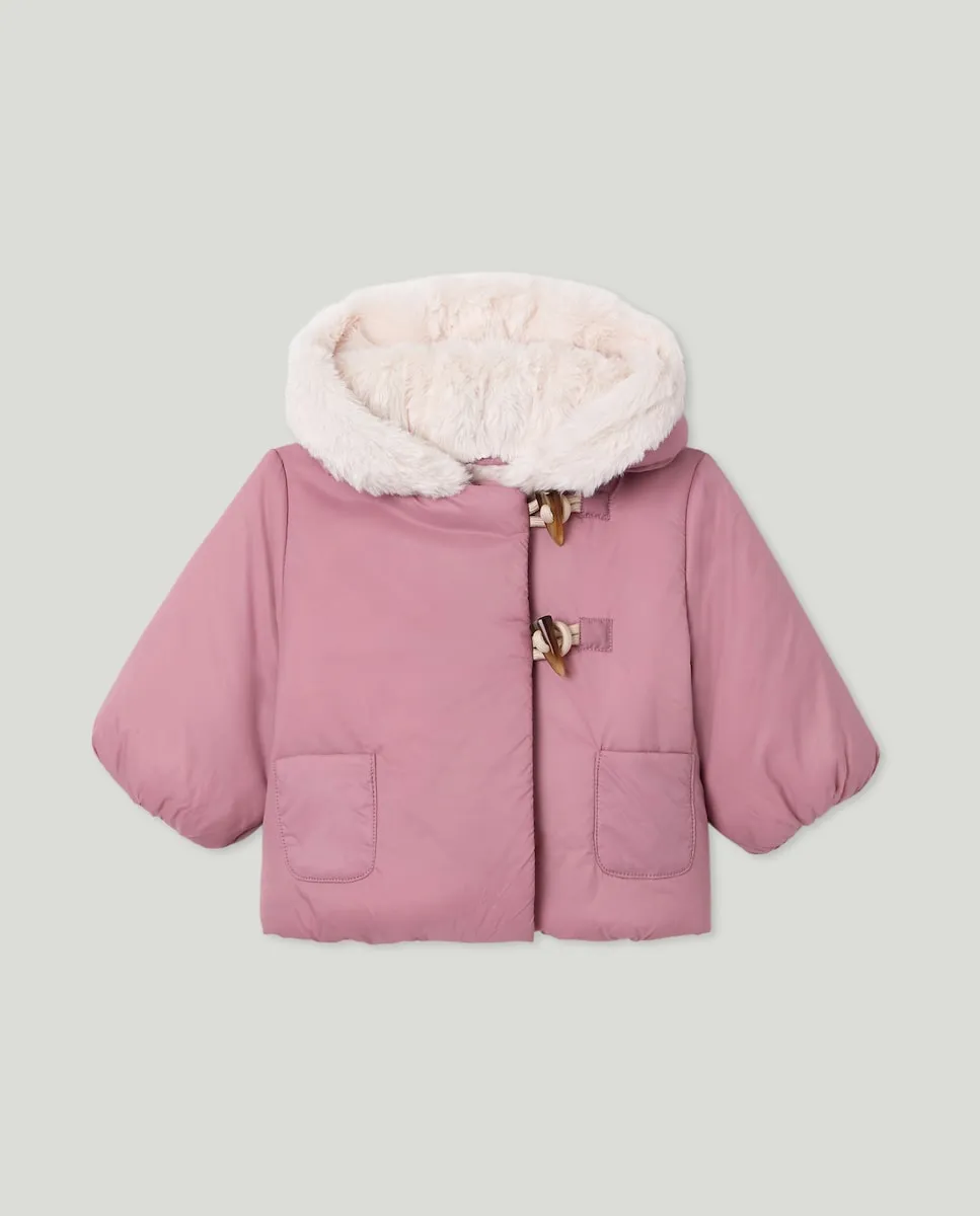 Теплая парка для девочки с капюшоном и застежками-ласо Baby El Corte Inglés, светло-розовый
Теплая парка для девочки с капюшоном и застежками-ласо Baby El Corte Inglés, светло-розовый