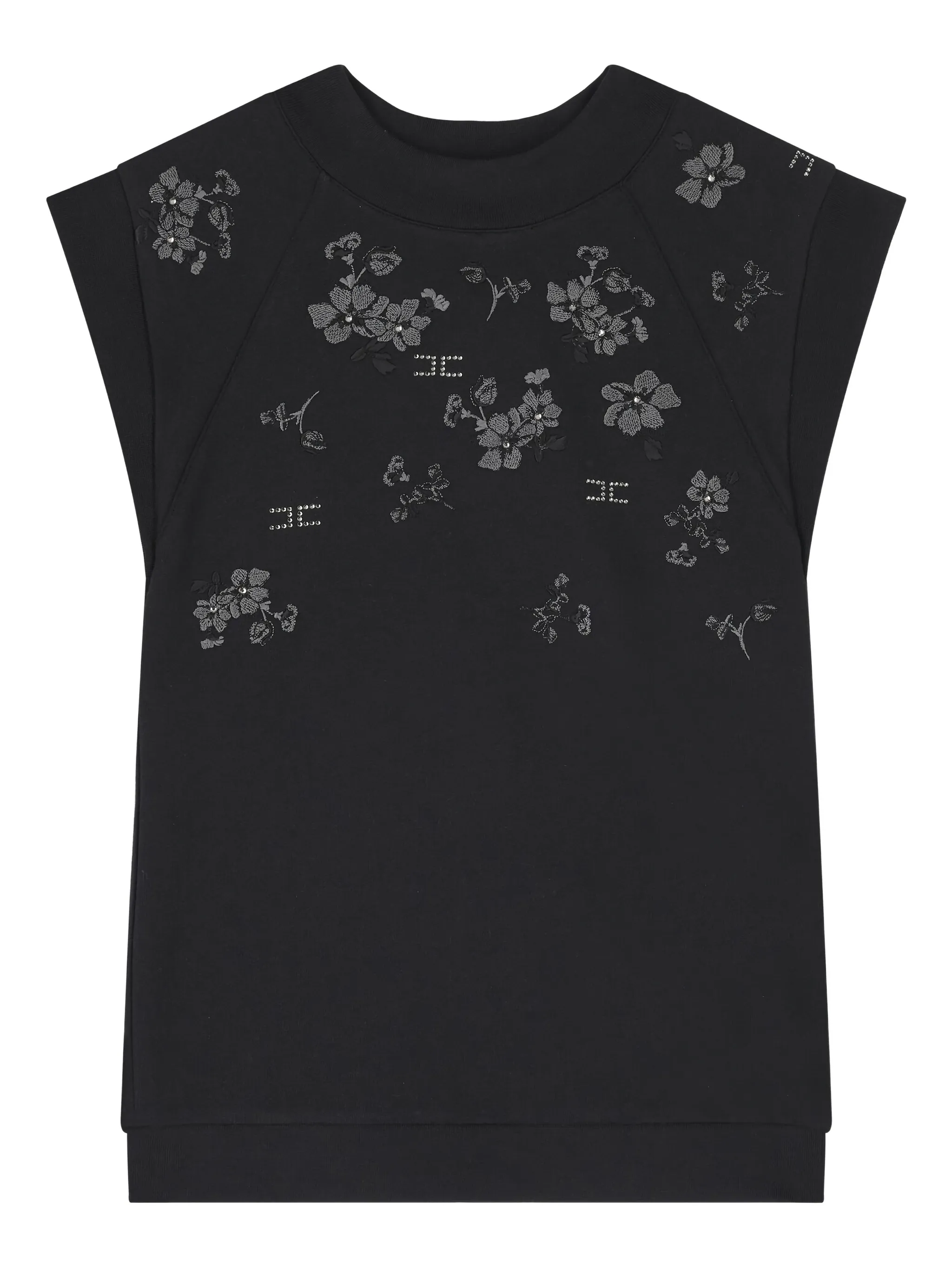 Платье с цветочной вышивкой Elisabetta Franchi Kids, черный
Платье с цветочной вышивкой Elisabetta Franchi Kids, черный