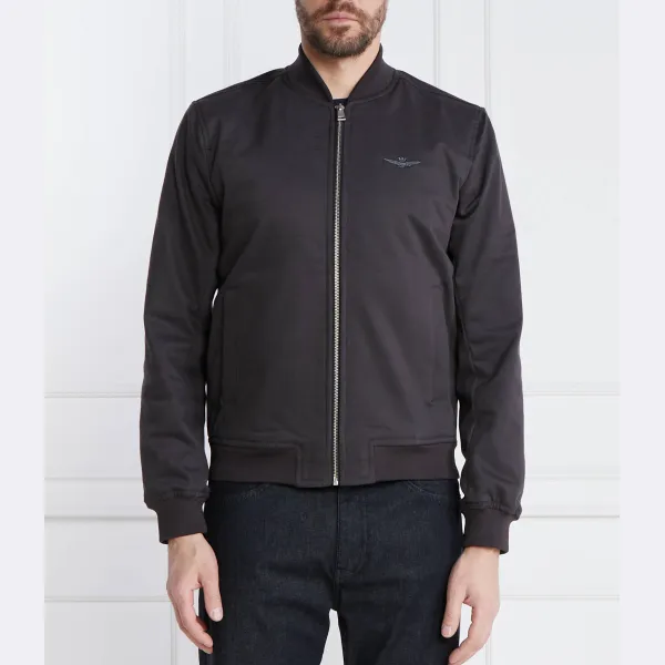 Бомбер стандартного кроя Aeronautica Militare, черный
Бомбер стандартного кроя Aeronautica Militare, черный