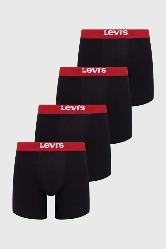 4 упаковки боксеров Levi's, черный
4 упаковки боксеров Levi's, черный
