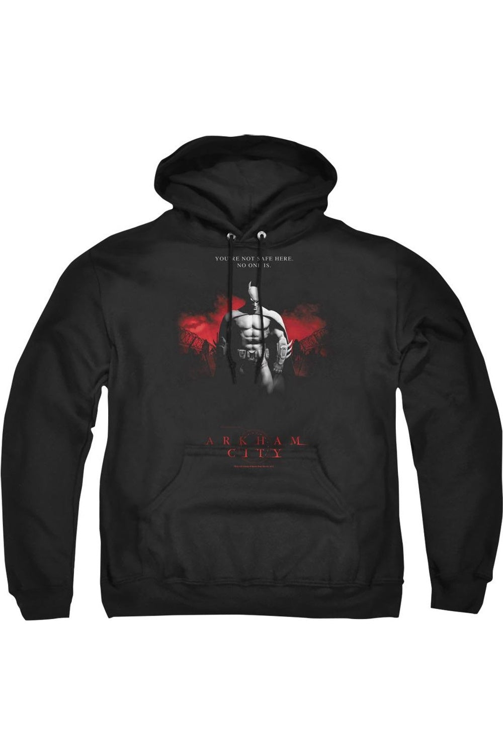 Толстовка с капюшоном Batman Arkham City Standing Strong для взрослых Gildan, черный
Толстовка с капюшоном Batman Arkham City Standing Strong для взрослых Gildan, черный