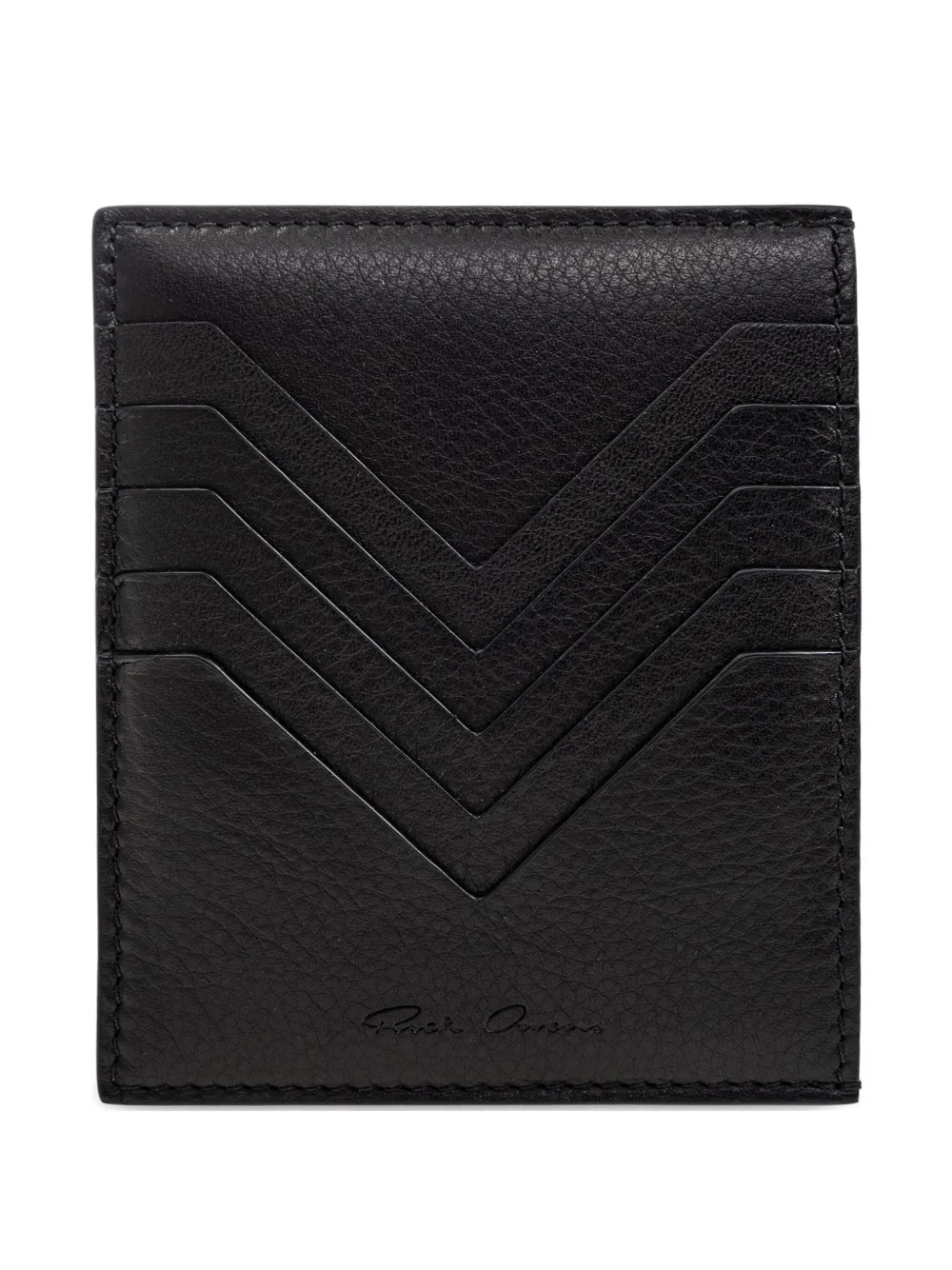 Кожаный картхолдер с шевронным узором Rick Owens, черный
Кожаный картхолдер с шевронным узором Rick Owens, черный