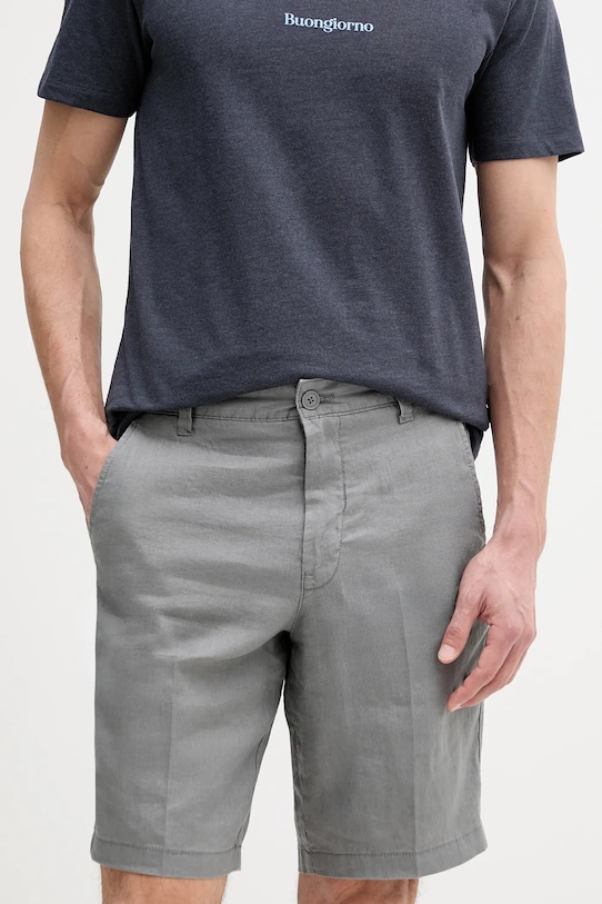 Льняные шорты United Colors Of Benetton, серый
Льняные шорты United Colors Of Benetton, серый