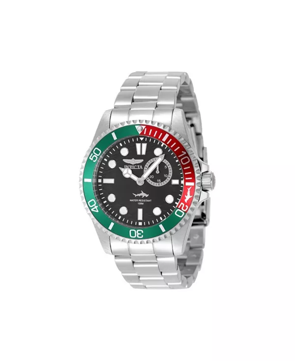 Мужские кварцевые многофункциональные часы для дайвинга 49272 с черным циферблатом Invicta, silver
Мужские кварцевые многофункциональные часы для дайвинга 49272 с черным циферблатом Invicta, silver