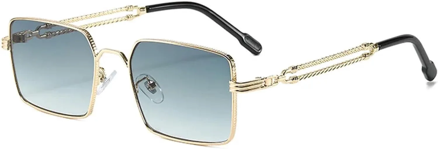 Солнцезащитные очки в стиле панк для женщин и мужчин, роскошные, с металлическим градиентом, для женщин, защита от УФ-излучения UV400 VFDHN, Gold-lightgreen
Солнцезащитные очки в стиле панк для женщин и мужчин, роскошные, с металлическим градиентом, для женщин, защита от УФ-излучения UV400 VFDHN, Gold-lightgreen