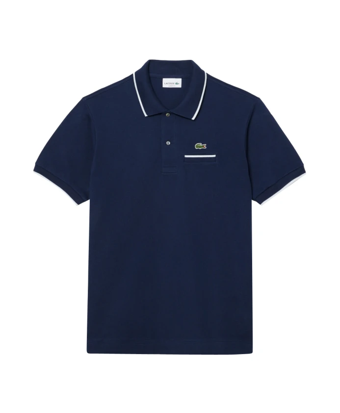 Синяя рубашка-поло, классический крой. Lacoste, синий
Синяя рубашка-поло, классический крой. Lacoste, синий