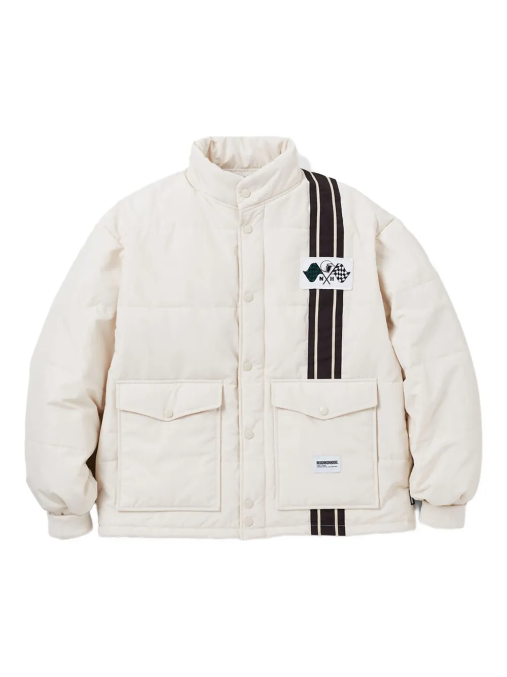 Стеганая куртка в гоночную полоску Neighborhood, нейтральный
Стеганая куртка в гоночную полоску Neighborhood, нейтральный