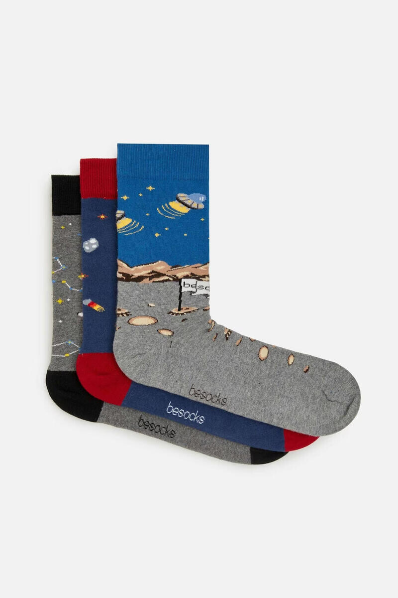 Комплект из 3 пар носков Besocks из органического хлопка. Besocks, мультиколор
Комплект из 3 пар носков Besocks из органического хлопка. Besocks, мультиколор