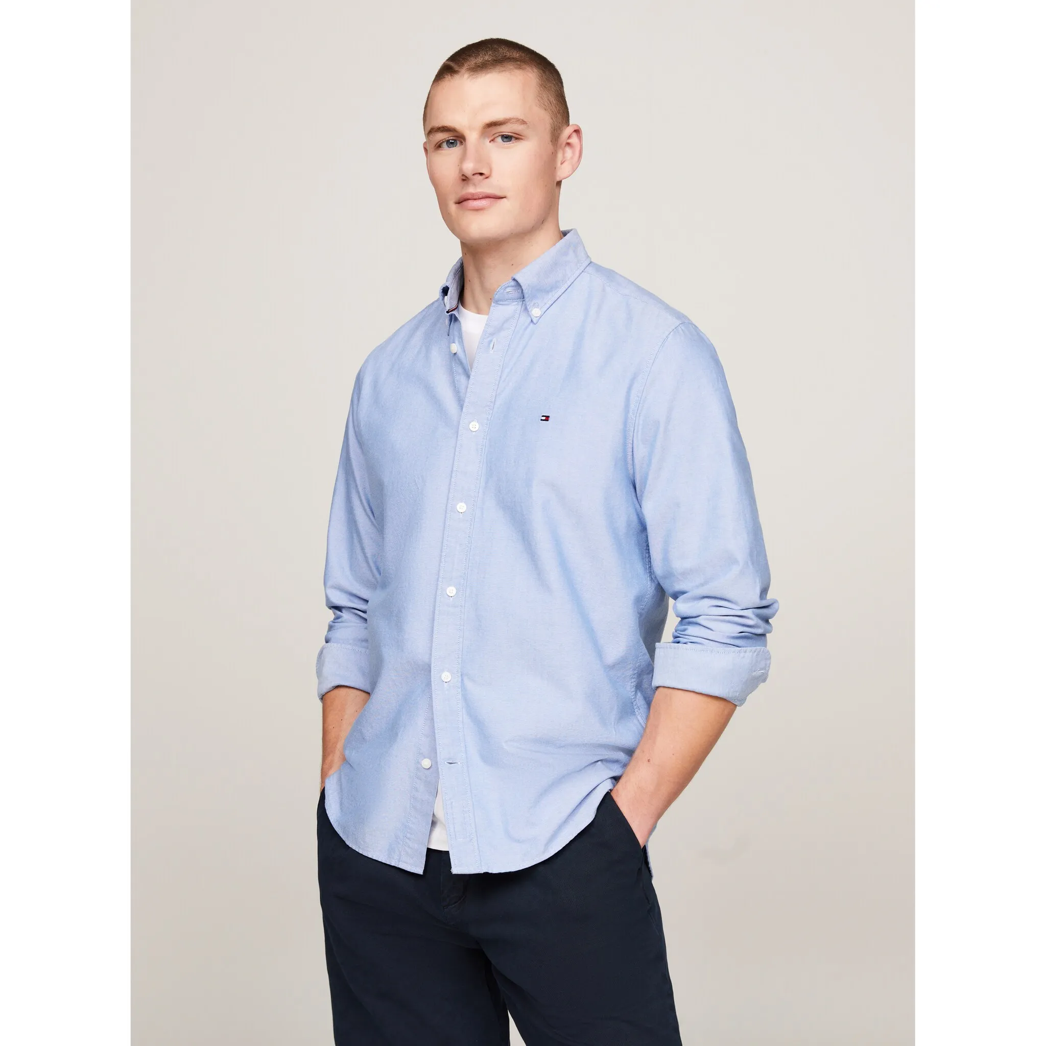 Рубашка с длинными рукавами Tommy Hilfiger "SOLID HERITAGE OXFORD RF SHIRT", цвет Shirt Blue
Рубашка с длинными рукавами Tommy Hilfiger "SOLID HERITAGE OXFORD RF SHIRT", цвет Shirt Blue