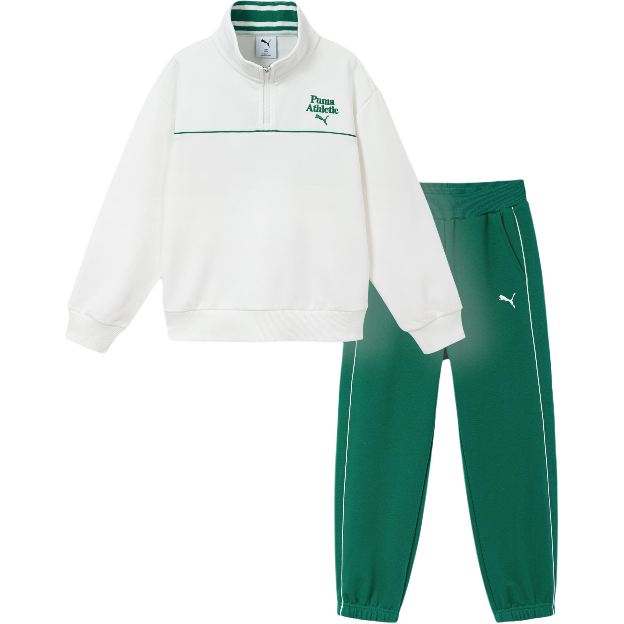 Детская повседневная спортивная одежда с отворотом, умеренный размер Puma, зеленый белый
Детская повседневная спортивная одежда с отворотом, умеренный размер Puma, зеленый белый