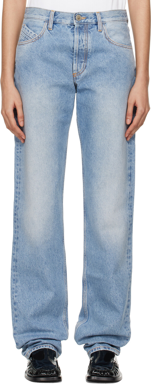Синие длинные джинсы The Attico, Sky blue
Синие длинные джинсы The Attico, Sky blue