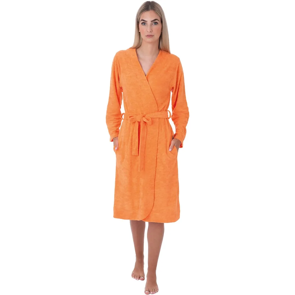 Женский халат 5401, идеально подходит для сауны и спа, гостиничный халат, утренний халат, 1 шт. Wewo Fashion, Papaya
Женский халат 5401, идеально подходит для сауны и спа, гостиничный халат, утренний халат, 1 шт. Wewo Fashion, Papaya