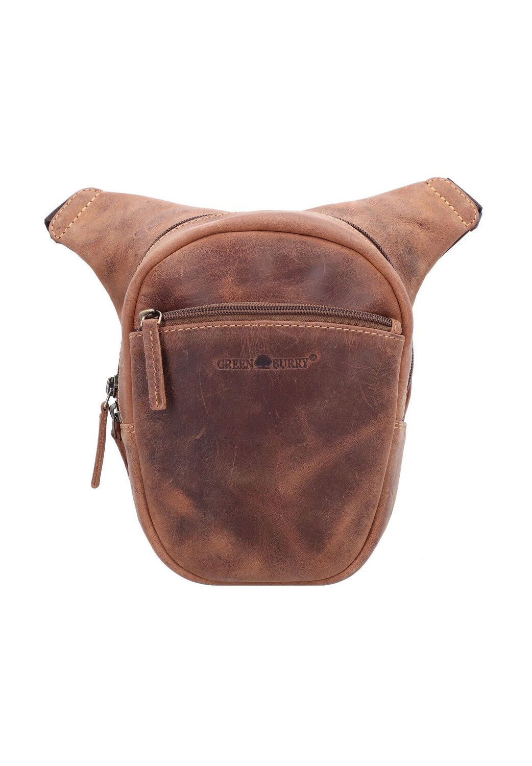 Винтажная кожаная поясная байкерская сумка 20 см Green Burry, коричневый
Винтажная кожаная поясная байкерская сумка 20 см Green Burry, коричневый