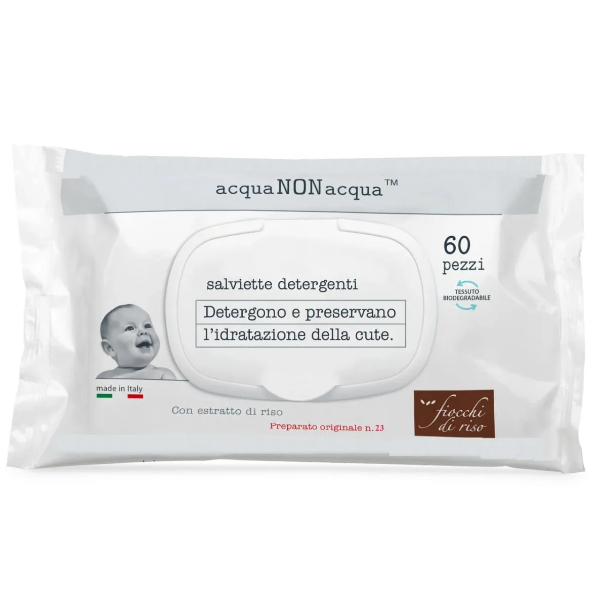 Рисовые хлопья Water Not Water 60 салфеток без запаха Нежное очищение Fiocchi Di Riso
Рисовые хлопья Water Not Water 60 салфеток без запаха Нежное очищение Fiocchi Di Riso