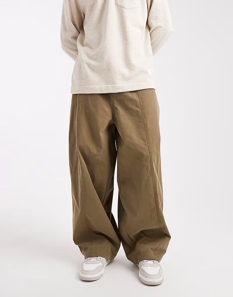 Свободные брюки цвета хаки Asos Design
Свободные брюки цвета хаки Asos Design
