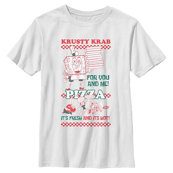 Футболка с принтом Krusty Krab Pizza для мальчиков 6-20 Nickelodeon
Футболка с принтом Krusty Krab Pizza для мальчиков 6-20 Nickelodeon
