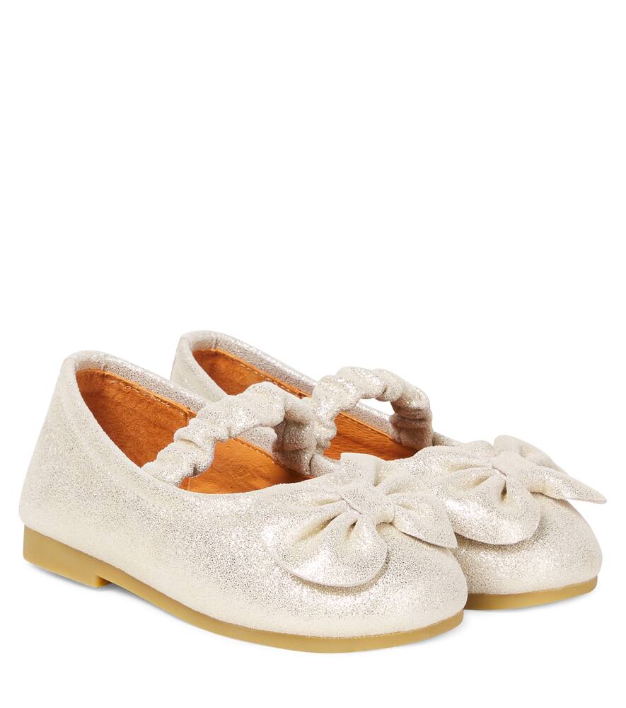 Балетки Mylah из кожи с блестками и бантом Donsje, Silver Metallic Leather
Балетки Mylah из кожи с блестками и бантом Donsje, Silver Metallic Leather