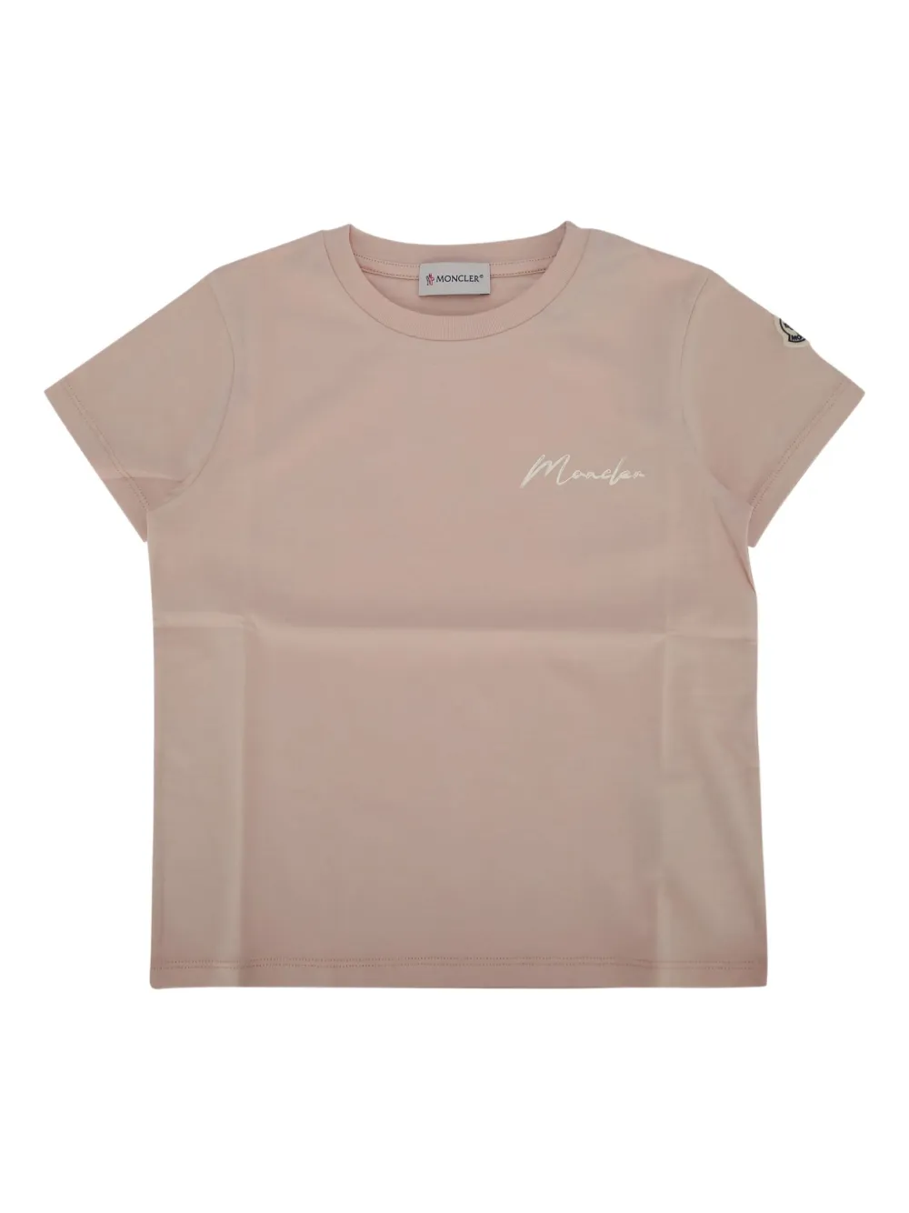Футболка с вышитым логотипом Moncler Enfant, розовый
Футболка с вышитым логотипом Moncler Enfant, розовый