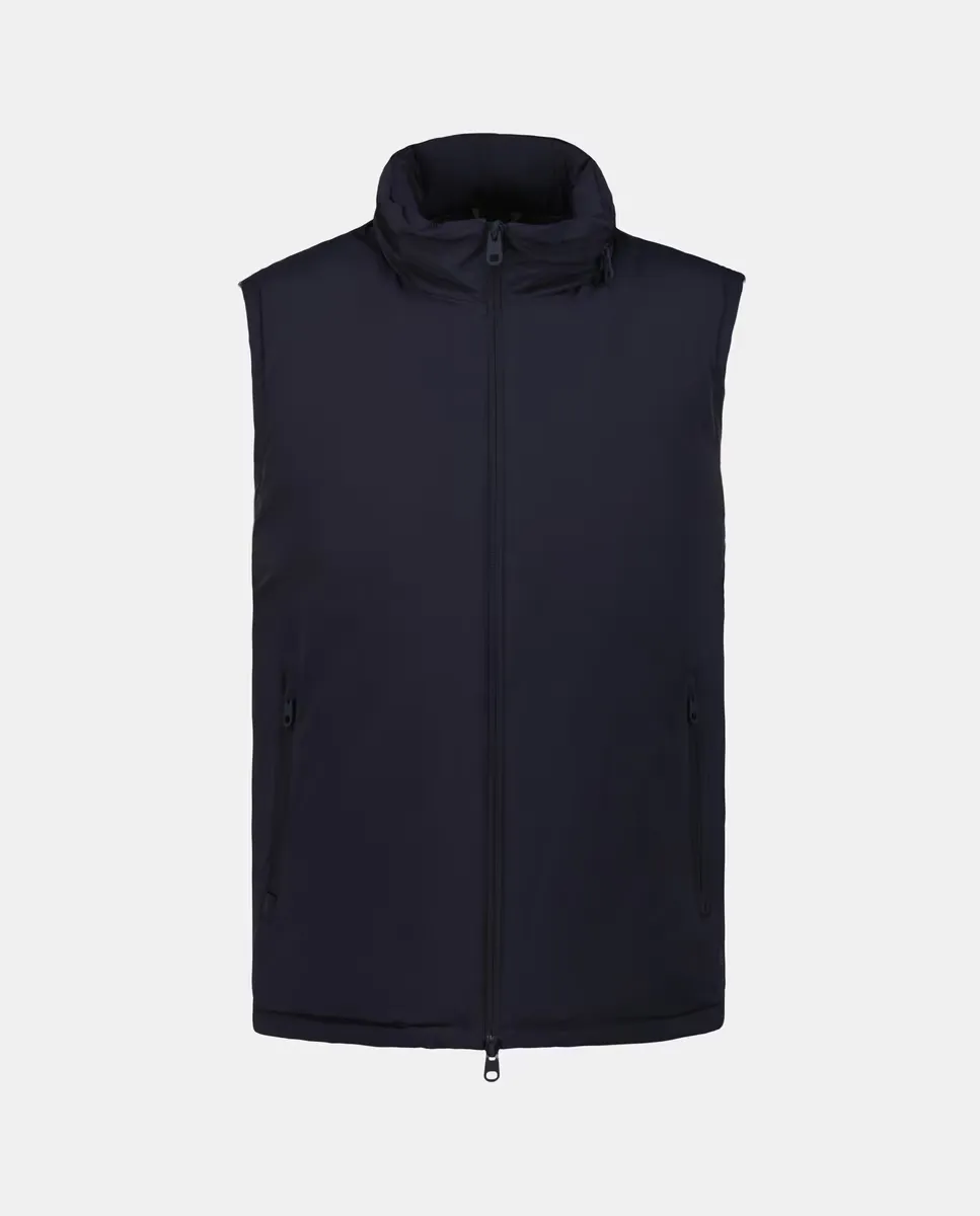 Однотонный мужской жилет с утеплителем из пера и скрытым капюшоном Emidio Tucci, темно-синий
Однотонный мужской жилет с утеплителем из пера и скрытым капюшоном Emidio Tucci, темно-синий