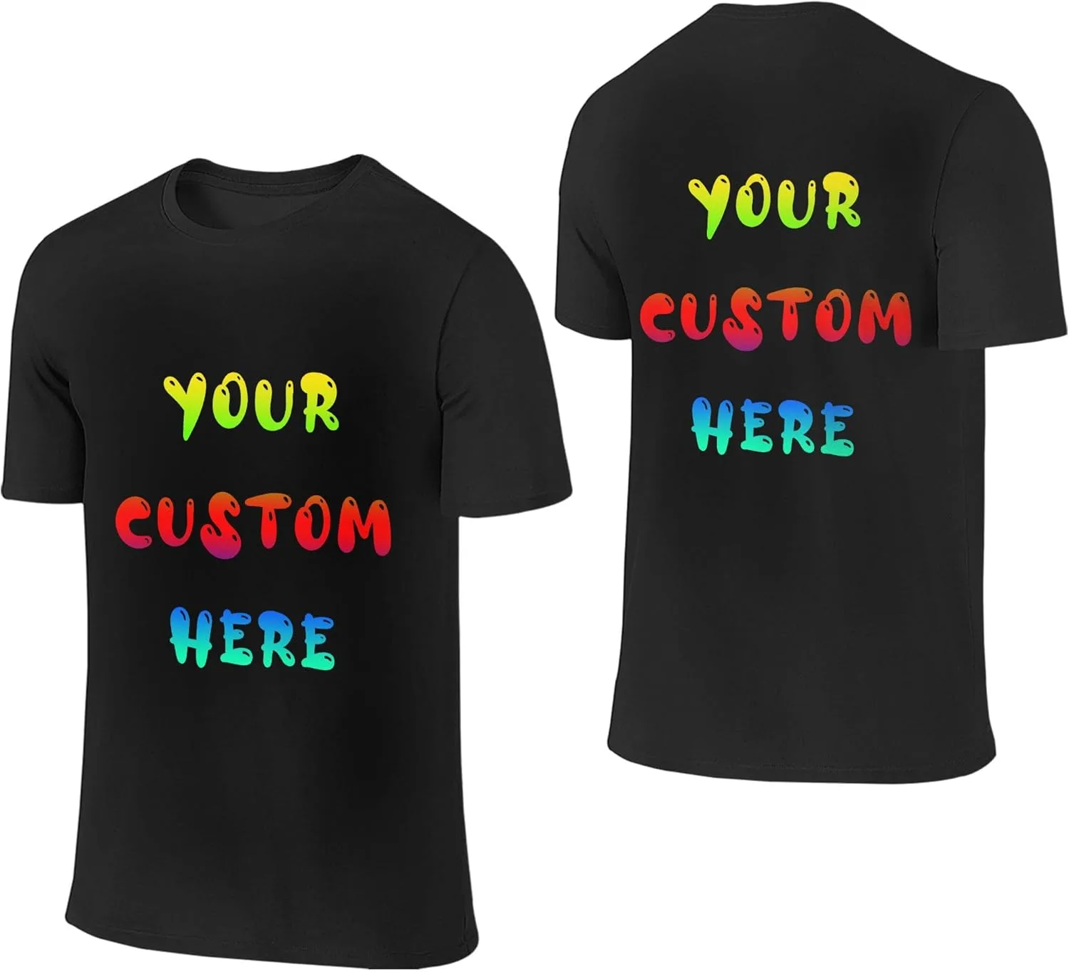 Футболка Custom T Shirts Cotton с логотипом, черная
Футболка Custom T Shirts Cotton с логотипом, черная