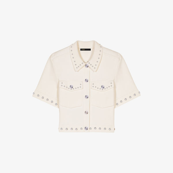 Рубашка Maje с шипами, белый
Рубашка Maje с шипами, белый