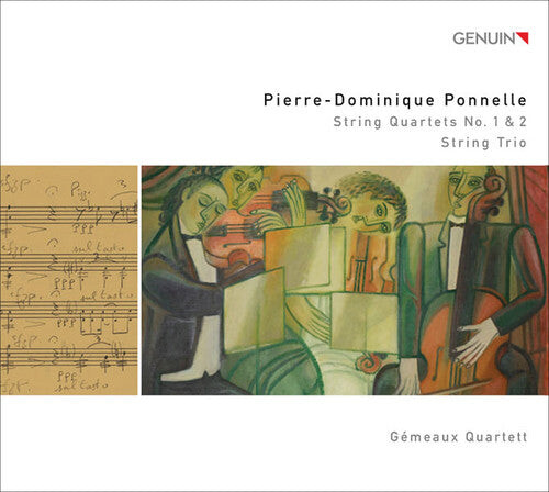 CD диск Gemeaux Quartet / Ponnelle: String Quartets Nos 1 & 2 / String Trio
CD диск Gemeaux Quartet / Ponnelle: String Quartets Nos 1 & 2 / String Trio