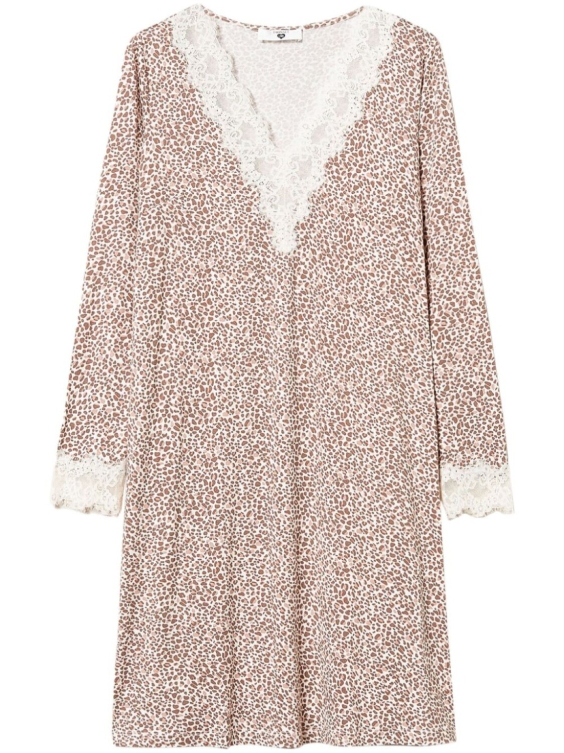 Ночная рубашка с принтом и кружевом TWINSET, коричневый
Ночная рубашка с принтом и кружевом TWINSET, коричневый