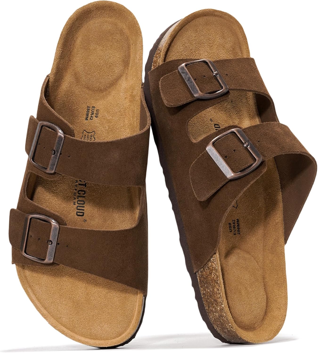 Мужские сандалии Project Cloud из 100 натуральной кожи с амортизирующей стелькой из натуральной пробки, сандалии с двумя ремешками и пряжками, летние нескользящие (Heritage), шоколадный
Мужские сандалии Project Cloud из 100 натуральной кожи с амортизирующей стелькой из натуральной пробки, сандалии с двумя ремешками и пряжками, летние нескользящие (Heritage), шоколадный