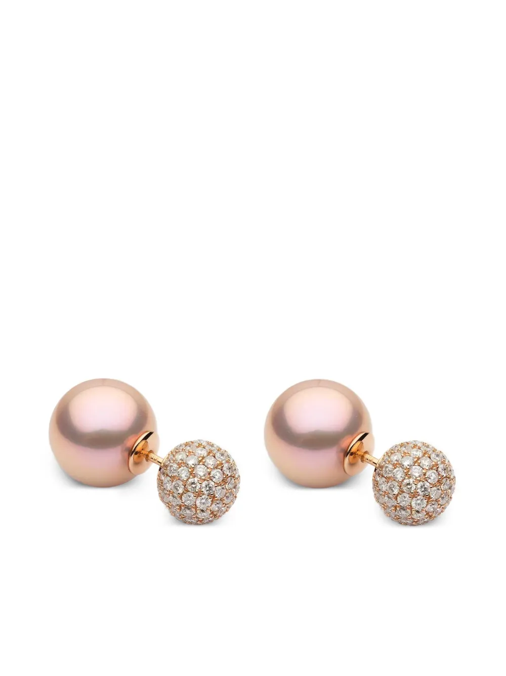 Бриллиантовые серьги с пресноводным жемчугом Yoko London, розовый
Бриллиантовые серьги с пресноводным жемчугом Yoko London, розовый