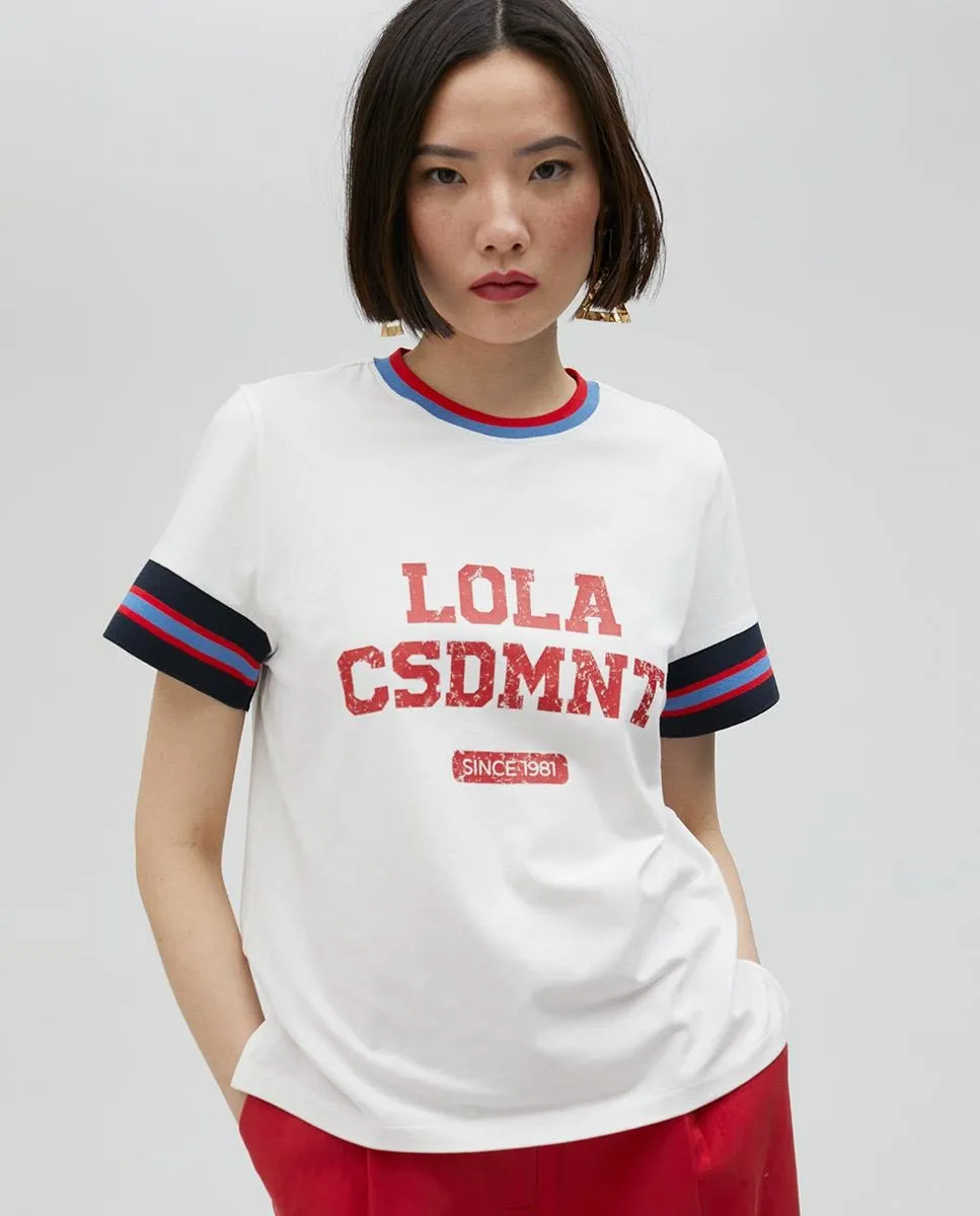 Женская футболка с короткими рукавами и круглым вырезом Lola Casademunt, белый
Женская футболка с короткими рукавами и круглым вырезом Lola Casademunt, белый