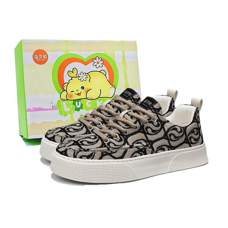 Budding Bear Антискользящие и износостойкие низкие скейтерские кроссовки для мужчин с эффектом увеличения роста - черная коробка, цвет Black Box 
Budding Bear Антискользящие и износостойкие низкие скейтерские кроссовки для мужчин с эффектом увеличения роста - черная коробка, цвет Black Box