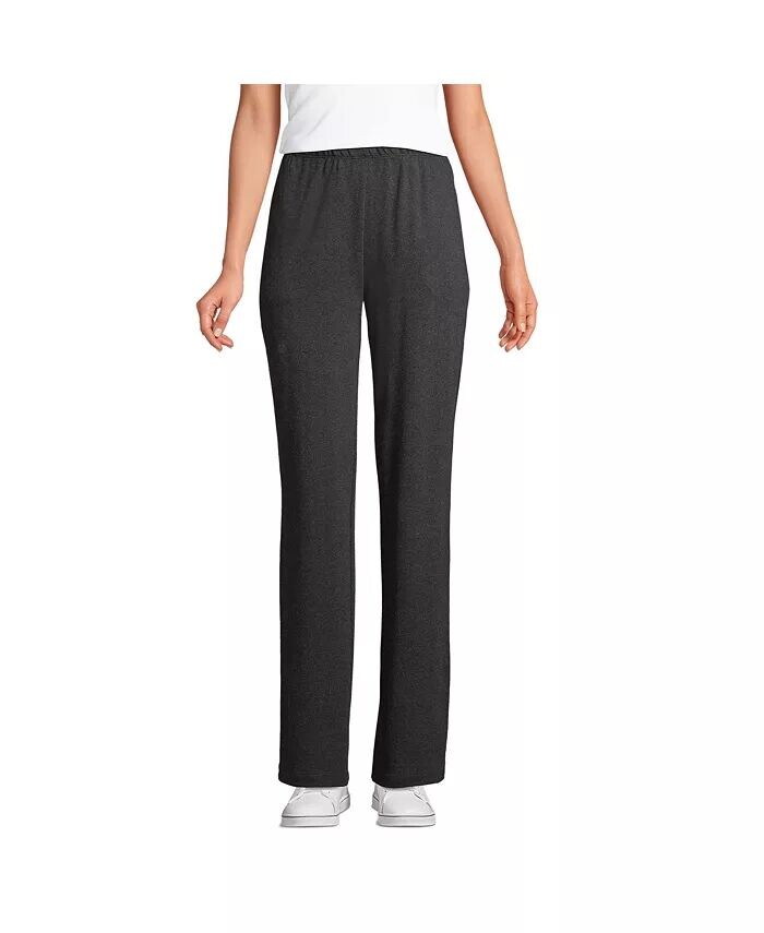 Женские спортивные трикотажные брюки с высокой посадкой Lands' End, черный
Женские спортивные трикотажные брюки с высокой посадкой Lands' End, черный