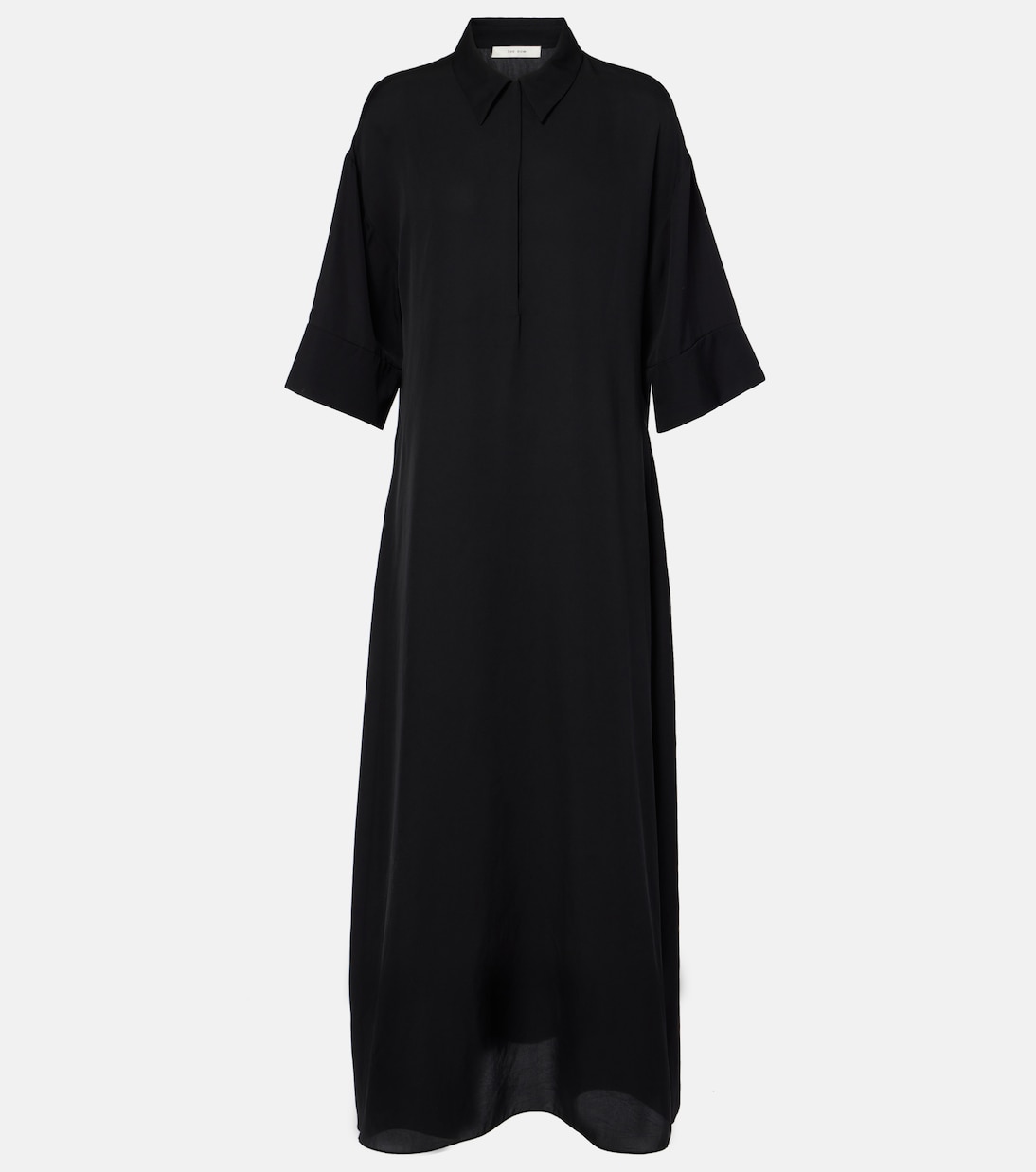 Шелковое платье-рубашка Eveline The Row, черный
Шелковое платье-рубашка Eveline The Row, черный